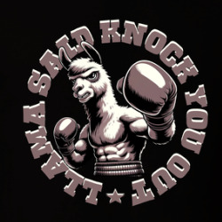 Llama Said Knock You Out Fanny Boxing Rap Hip Hop Fan T Shirt 39819500