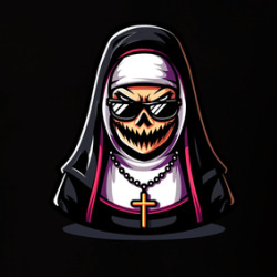 Unholy Evil Sinister Nun Halloween T Shirt 39819503