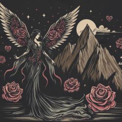 Fairy Mountains Fantasy Roses Love Imagine T Shirt 39831066