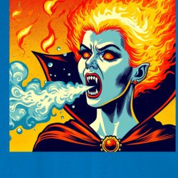Dracula's Sister Vampire Vampiress Fantasy T Shirt 39831095