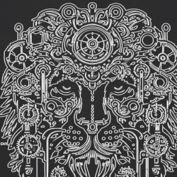 King Of The Steampunk Lion Fantasy T Shirt 39831166