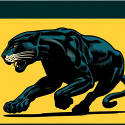 Black Jaquar Panther Animal T Shirt 39832106