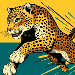 Leopard Big Cat Animal T Shirt 39832115