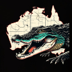 Salt Water Crocodile Aussie Australia Apex Predator T Shirt 39832413