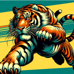 Tiger Big Cat Animal T Shirt 39832424
