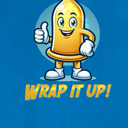 Wrap It Up Funny Condom Parody T Shirt 39832425