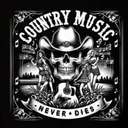 Country Music Never Dies Dirt Roads Cornfields Music Pick Up Truck T Shirt 39832496