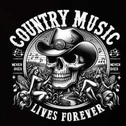 Country Music Never Dies Dirt Roads Cornfields Music T Shirt 39832497