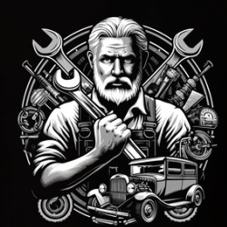 Mechanic Hard Working Tough Rough Job T Shirt 39832807