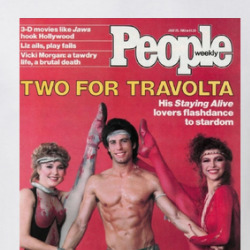 1983 Magazine Cover John Travolta Staying Alive Movie 80s Retro T Shirt 39855559