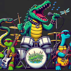 Swampfest Band Gators Snakes Turtles T Shirt 39855607