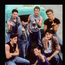 Outsiders Flipping The Bird Funny 80s Retro Movie T Shirt 39859067