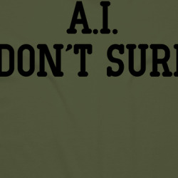 A.I. Don't Surf Charlie Parody T Shirt 40000557