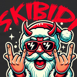 Skibidi Rizzmas Christmas Santa Claus Parody T Shirt 40001401