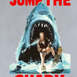 Fonzi Jump The Shark Parody T Shirt 40001406