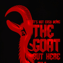 Not Easy Being The Goat Funny Legend T Shirt 40002731