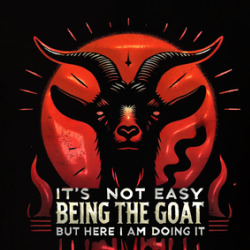 Not Easy Being The Goat T Shirt 40002734