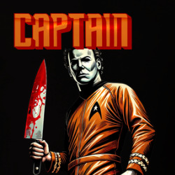 Captain Myers Halloween Star Trek Parody Mashup Funny Horror T Shirt 40002736
