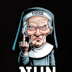 F$#ks Nun Funny Parody T Shirt 40003536