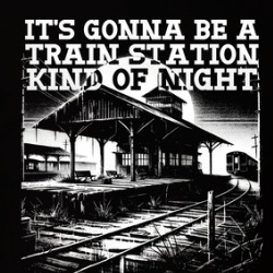 It's Gonna Be A Train Station Kind Of Night Funny Parody T Shirt 40003554