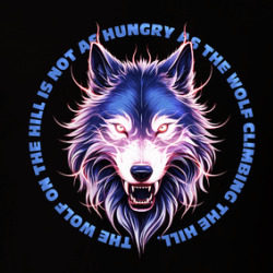 Hungry Wolf Quote T Shirt 40003700