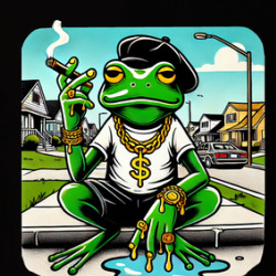 Ribbit Real Good Funny Frog Og Hip Hop Rap T Shirt 40003703