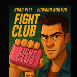 Fight Club Pitt Norton Classic 90s Movie T Shirt 40152270