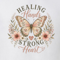 Nurse Healing Hands Strong Heart Occupation T Shirt 40370322