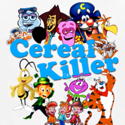 Cereal Killer Funny Breakfast Characters Fan T Shirt 4436173