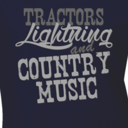 Tractors Lightning & Country Music Fan T Shirt 4878944