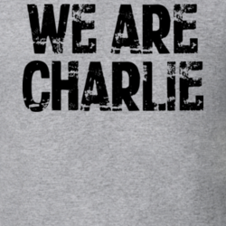We Are Charlie Freedom of Speech Support Sports Grey T Shirt 6104199