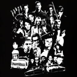 Quentin Tarantino Movies Basterds Fans Only T shirt 7951268