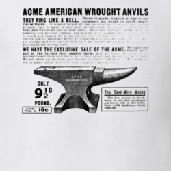 Acme Anvil Ad Funny Cartoon Vintage T Shirt 7954410