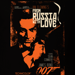 James Bond From Russia With Love 007 Movie Fans Only T shirt 8085648