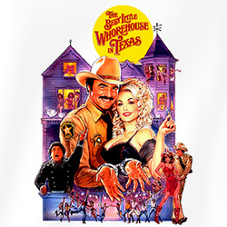 Best Little Whorehouse in Texas Burt Reynolds Dolly Parton T Shirt 99148